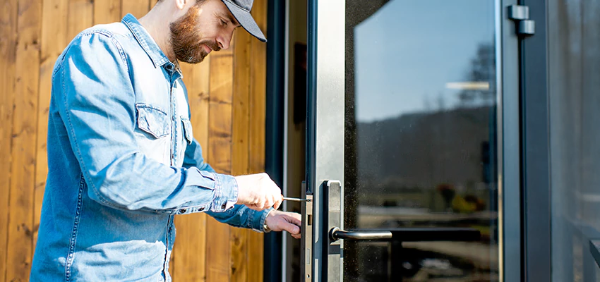 Frameless Glass Storefront Door Locks Replacement in Sun Village, CA